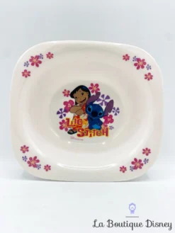 Assiette Creuse Lilo Et Stitch Disney Shiny Bright Limited Plastique Rose Violet