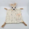Disney - Bambi Le Faon - Doudou Plat Beige Feuille 30 Cm