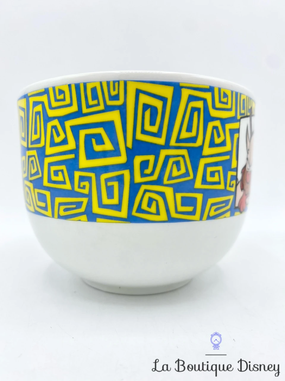 Bol Philoctète Hercules Disney's CIPA Italy Vintage Tasse Mug Jaune Bleu 2 Bol Philoctète Hercules Disney's CIPA Italy Vintage Tasse Mug Jaune Bleu – Image 2