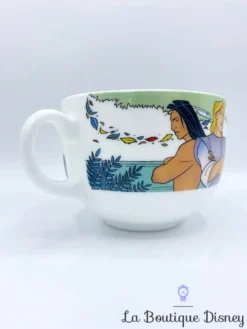 Bol Pocahontas Disney Vintage Tasse Mug John Smith Kocoum Meeko Indien Pirogue Rivière Vent -Magasin De Décoration Disney bol pocahontas disney vintage arcopal meeko barque john smith indien 3
