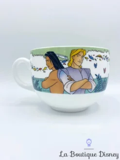 Bol Pocahontas Disney Vintage Tasse Mug John Smith Kocoum Meeko Indien Pirogue Rivière Vent -Magasin De Décoration Disney bol pocahontas disney vintage arcopal meeko barque john smith indien 4