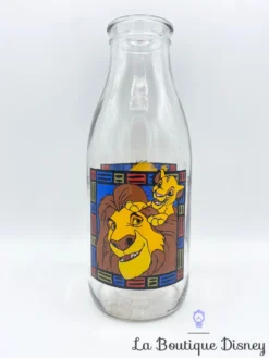 Carafe Le Roi Lion Disney Vintage Bouteille Verre The Lion King Mufasa Simba