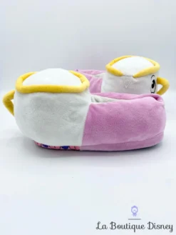Chaussons Zip Tasse La Belle Et La Bête Disney Princess Pantoufles Relief Peluche -Magasin De Décoration Disney chaussons zip tasse la belle et la bete disney princess pantoufles 5