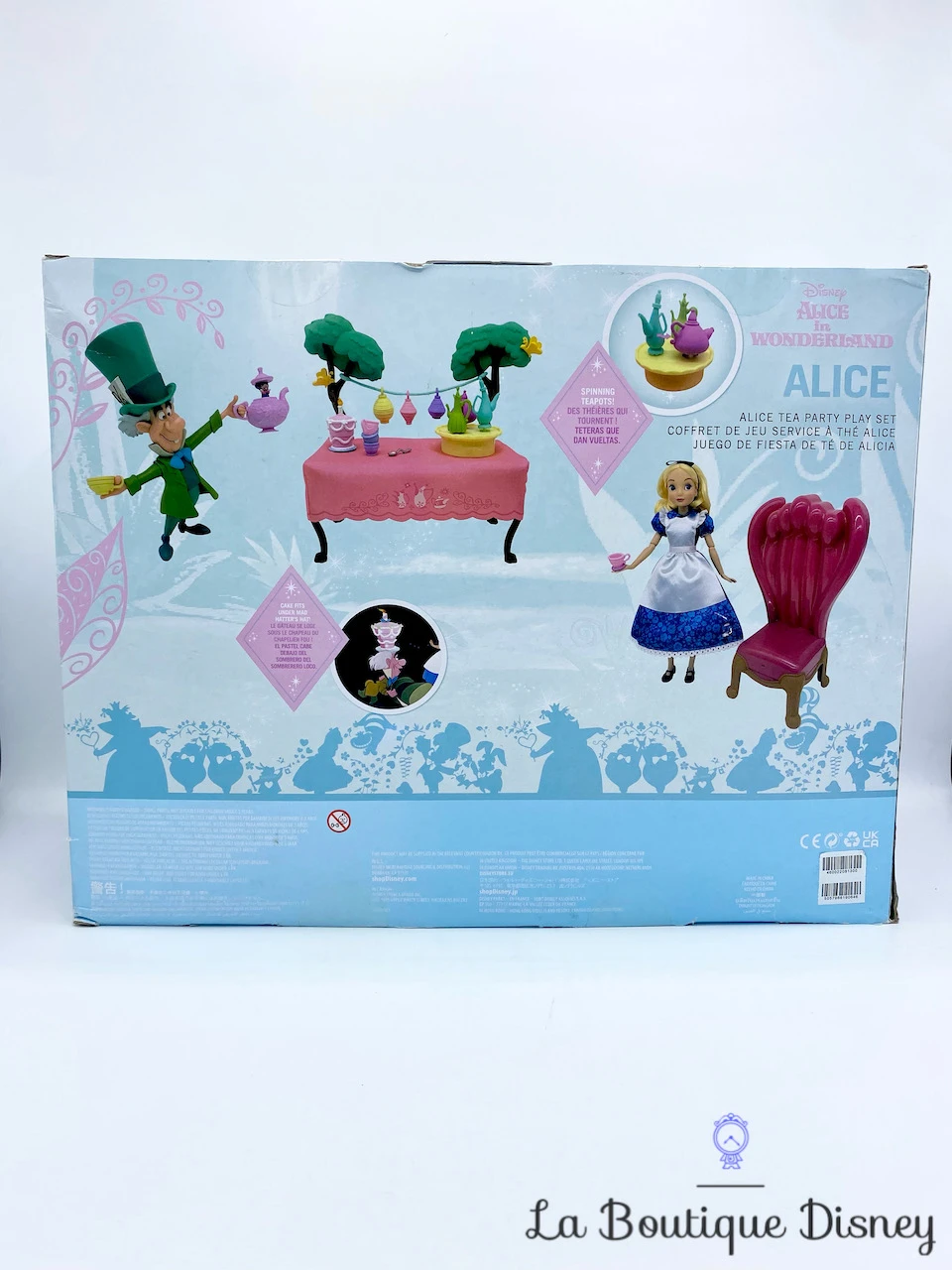 Coffret De Jeu Poupée Service à Thé Alice Au Pays Des Merveilles Disney Store Chapelier Fou 5 Coffret De Jeu Poupée Service à Thé Alice Au Pays Des Merveilles Disney Store Chapelier Fou – Image 5