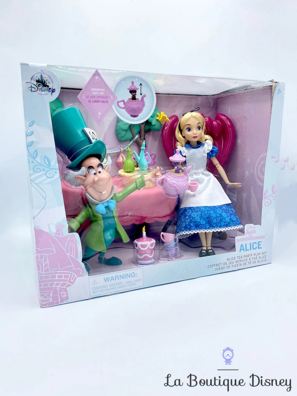 Coffret De Jeu Poupée Service à Thé Alice Au Pays Des Merveilles Disney Store Chapelier Fou 2 Coffret De Jeu Poupée Service à Thé Alice Au Pays Des Merveilles Disney Store Chapelier Fou – Image 2