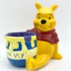 Coquetier Winnie L'ourson Hunny Disney Céramique Vintage Pot De Miel Oeuf