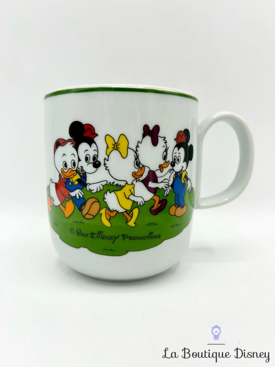 Ensemble Tasse Bol Mickey Et Ses Amis Walt Disney Productions Vista Alegre Portugal Porcelaine Vintage – Image 2