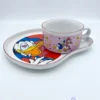 Ensemble Petit Déjeuner Assiette Bol Donald Daisy Disney That's Donald Studio Moonflower Coeur Love Amour