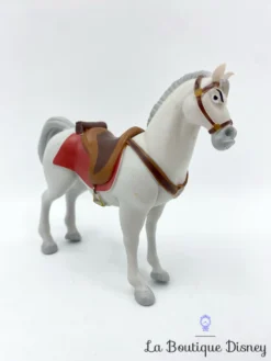 Figurine Maximus Cheval Raiponce Disney Blanc Marron 9 Cm