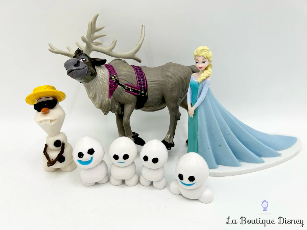 Figurines Elsa Olaf Sven Snowgies Disney La Reine Des Neiges Plastique 10 Cm 2 Figurines Elsa Olaf Sven Snowgies Disney La Reine Des Neiges Plastique 10 Cm – Image 2