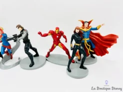 Figurines Playset Marvel Avengers Deluxe Disney Store Ensemble De Jeu -Magasin De Décoration Disney figurines playset deluxe marvel avengers disney store super heros coffret 4