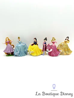 Figurines Princesses Playset Disney Store 2017 Paillettes Coffret Deluxe 8 Cm