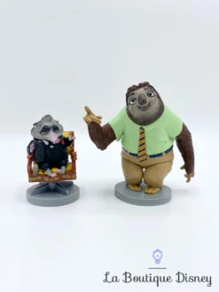 Figurines Zootopie Flash Et Mister Big Disney Store Paresseux Rongeur