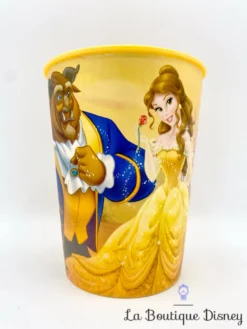 Gobelet La Belle Et La Bête Disney Fun House Verre Jaune Plastique