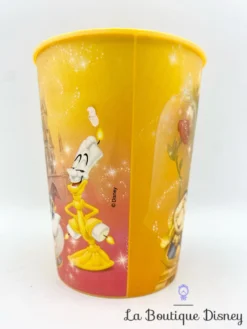 Gobelet La Belle Et La Bête Disney Fun House Verre Jaune Plastique -Magasin De Décoration Disney gobelet la belle et la bete disney fun house plastique jaune verre 3