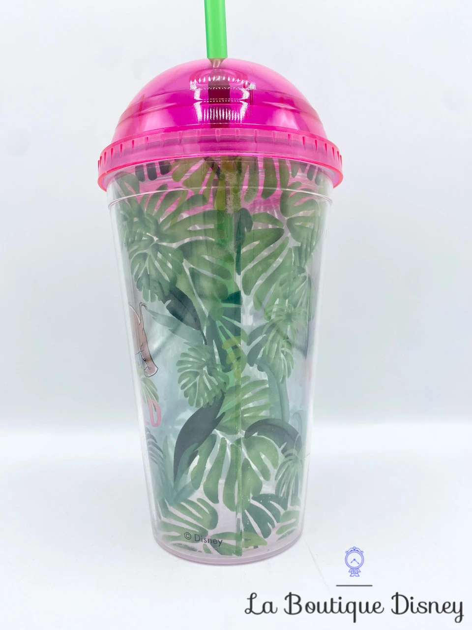 Gobelet Paille Junior Éléphant Le Livre De La Jungle Disney Verre Plastique Be Wild Vert Rose 4 Gobelet Paille Junior Éléphant Le Livre De La Jungle Disney Verre Plastique Be Wild Vert Rose – Image 4