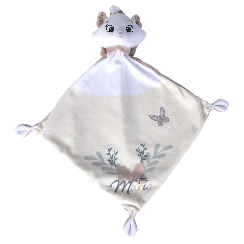 Disney - Marie Le Chat - Doudou Plat M Is For Marie Blanc 25 Cm 2 Disney - Marie Le Chat - Doudou Plat M Is For Marie Blanc 25 Cm – Image 2