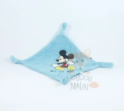 Disney Mickey La Souris Doudou Plat Bleu