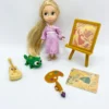 Ensemble De Jeu Mini Poupée Raiponce Animators Collection Disney Store 14 Cm
