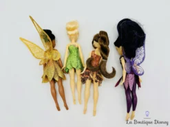 Ensemble Mini Poupées Fées Disney Store 2015 Fairies Clochette Et La Créature Légendaire Noa Iridessa Vidia 15 Cm -Magasin De Décoration Disney mini poupees fee clochette noa vidia iridessa disney store fairies les fees 20 cm 1