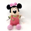 Disney - Minnie La Souris - Peluche Salopette Rose Oiseau 22 Cm