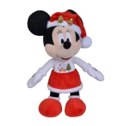 Disney Minnie La Souris Peluche Noël 25 Cm