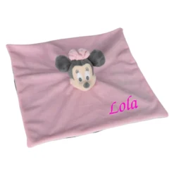 Disney Minnie La Souris Doudou Plat Rose Gris 25 Cm -Magasin De Décoration Disney minnie20souris20plat20rose20gris202520cm 2