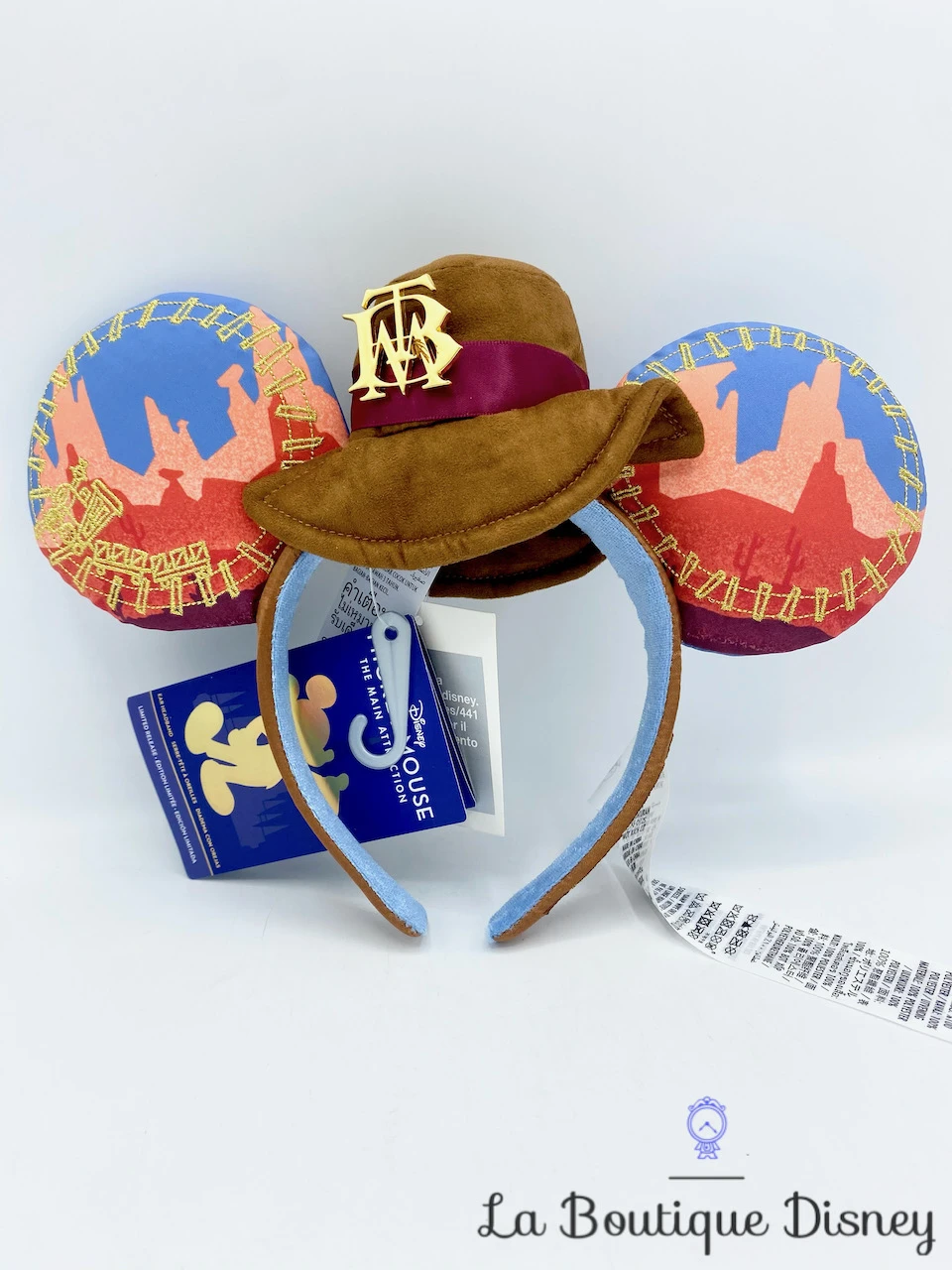 Serre Tête Oreilles Mickey Mouse The Main Attraction Série 9 Big Thunder Moutain Railroad Disney Store Ears Édition Limitée 1 Serre Tête Oreilles Mickey Mouse The Main Attraction Série 9 Big Thunder Moutain Railroad Disney Store Ears Édition Limitée