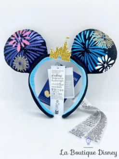 Serre Tête Oreilles Mickey Mouse The Main Attraction Série 12 Bouquet Final Château Cendrillon Disney Store Ears Édition Limitée Feu Artifice