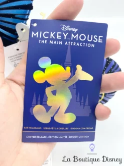 Serre Tête Oreilles Mickey Mouse The Main Attraction Série 12 Bouquet Final Château Cendrillon Disney Store Ears Édition Limitée Feu Artifice -Magasin De Décoration Disney oreilles ears mickey mouse feu artifice castle chateau 12 btm train de la mine the main attraction disney store edition limitee serre tete 4
