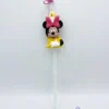 Paille Minnie Mouse Disney Plastique Relief 3D 35 Cm