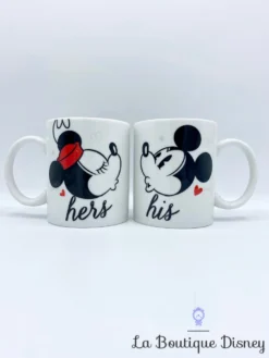 Paire Tasses Mickey Minnie Mouse Disney Mug His Her Ombre Duo