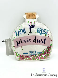 Pochette Fée Clochette Faith Trust Pixie Dust Disney Store 2022 Peter Pan Trousse Bouteille