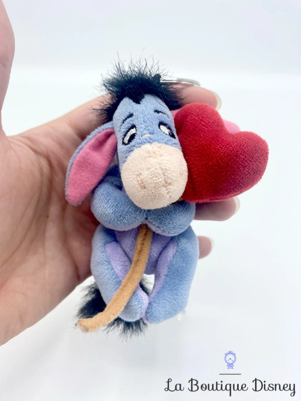 Porte Clés Bourriquet Coeur Disney Store Peluche Winnie L'ourson âne Bleu 2 Porte Clés Bourriquet Coeur Disney Store Peluche Winnie L'ourson âne Bleu – Image 2