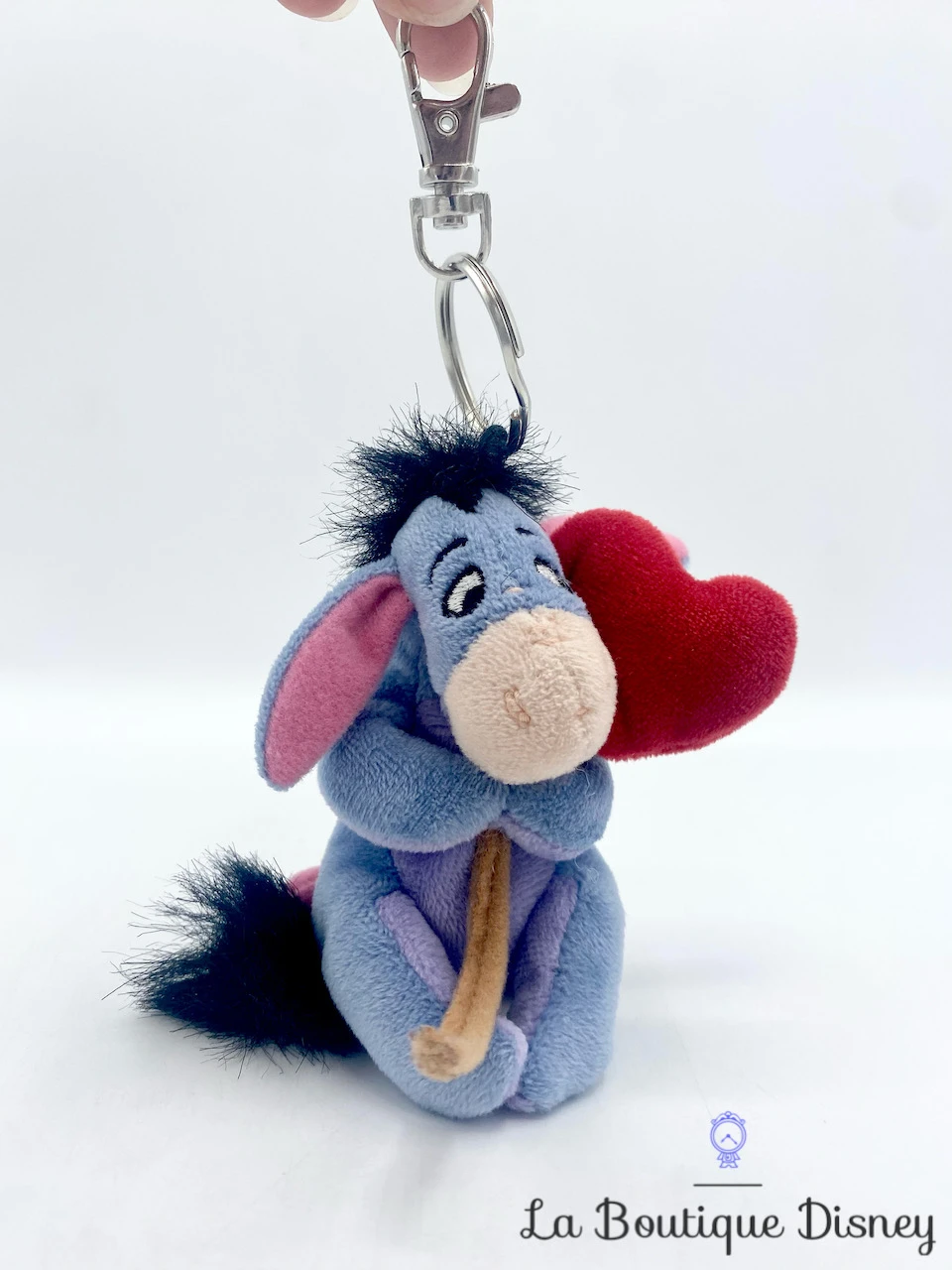 Porte Clés Bourriquet Coeur Disney Store Peluche Winnie L'ourson âne Bleu 1 Porte Clés Bourriquet Coeur Disney Store Peluche Winnie L'ourson âne Bleu