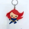 Porte Clés Black Widow Marvel Disney MFG Figurine Plastique Rouge Bleu