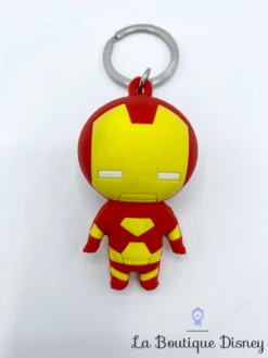Porte Clés Iron Man Marvel Disney MFG Figurine Plastique Rouge Jaune