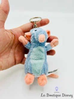Porte Clés Rémy Ratatouille Disney Gipsy Peluche Rat Bleu -Magasin De Décoration Disney porte cles remy ratatouille peluche disney pixar gipsy rat bleu souris 4