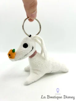 Porte Clés Zéro Peluche Chien Fantôme Disney Store L'étrange Noël De Mr Jack 10 Cm