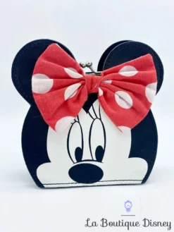 Porte Monnaie Minnie Mouse Disney Claire's Noir Noeud Rouge Portefeuille Pochette