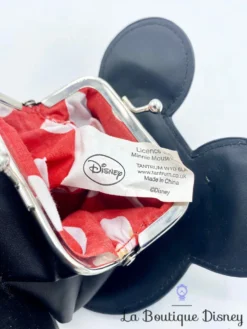 Porte Monnaie Minnie Mouse Disney Claire's Noir Noeud Rouge Portefeuille Pochette -Magasin De Décoration Disney porte monnaie minnie mouse disney visage noeud portefeuille 3