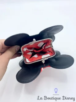 Porte Monnaie Minnie Mouse Disney Claire's Noir Noeud Rouge Portefeuille Pochette -Magasin De Décoration Disney porte monnaie minnie mouse disney visage noeud portefeuille 4