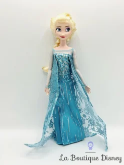 Poupée Elsa Disney Store 2020 La Reine Des Neiges Robe Paillettes Bleu