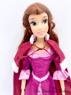 Poupée Chantante Belle La Belle Et La Bête Disney Store Poupée Musicale Rose Hiver -Magasin De Décoration Disney poupee musicale belle la belle et la bete disney store robe rose hiver sonore chante 0