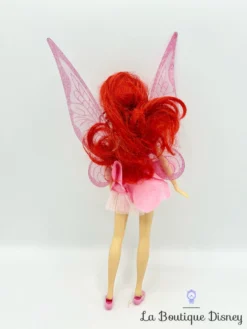 Poupée Roselia Disney Store Fairies La Fée Clochette Rose Ailes 28 Cm -Magasin De Décoration Disney poupee roselia disney fairies fee clochette amie rose ailes 1