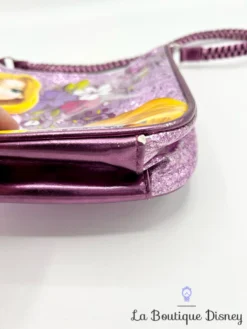 Sac à Main Raiponce Disney Store Bandoulière Déguisement Rapunzel Violet Paillettes -Magasin De Décoration Disney sac a main raiponce disney store violet paillettes 3