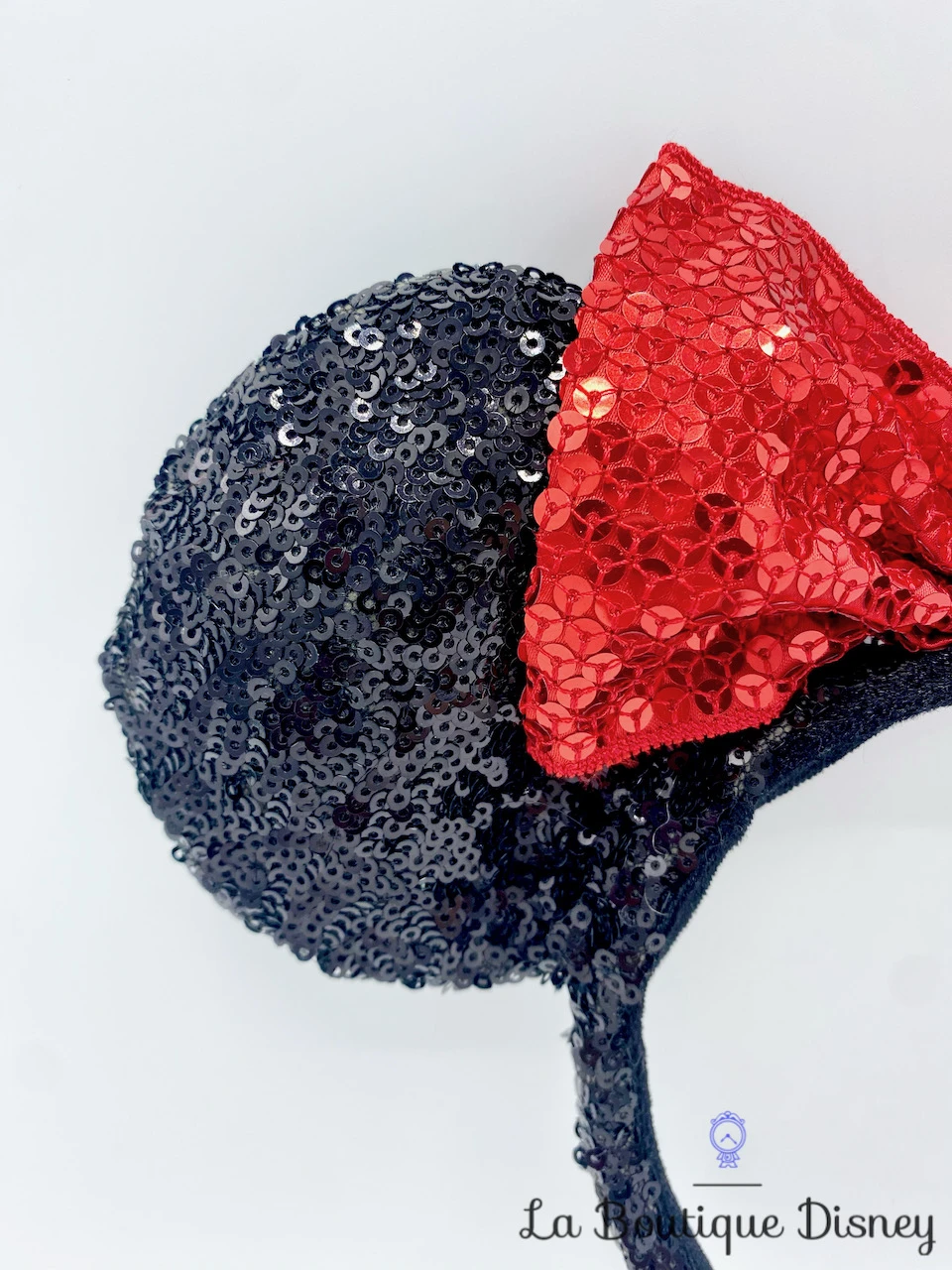 Serre Tête Oreilles Minnie Mouse Sequins Disney Parks Disneyland Ears Noir Noeud Rouge Classique Strass 2 Serre Tête Oreilles Minnie Mouse Sequins Disney Parks Disneyland Ears Noir Noeud Rouge Classique Strass – Image 2