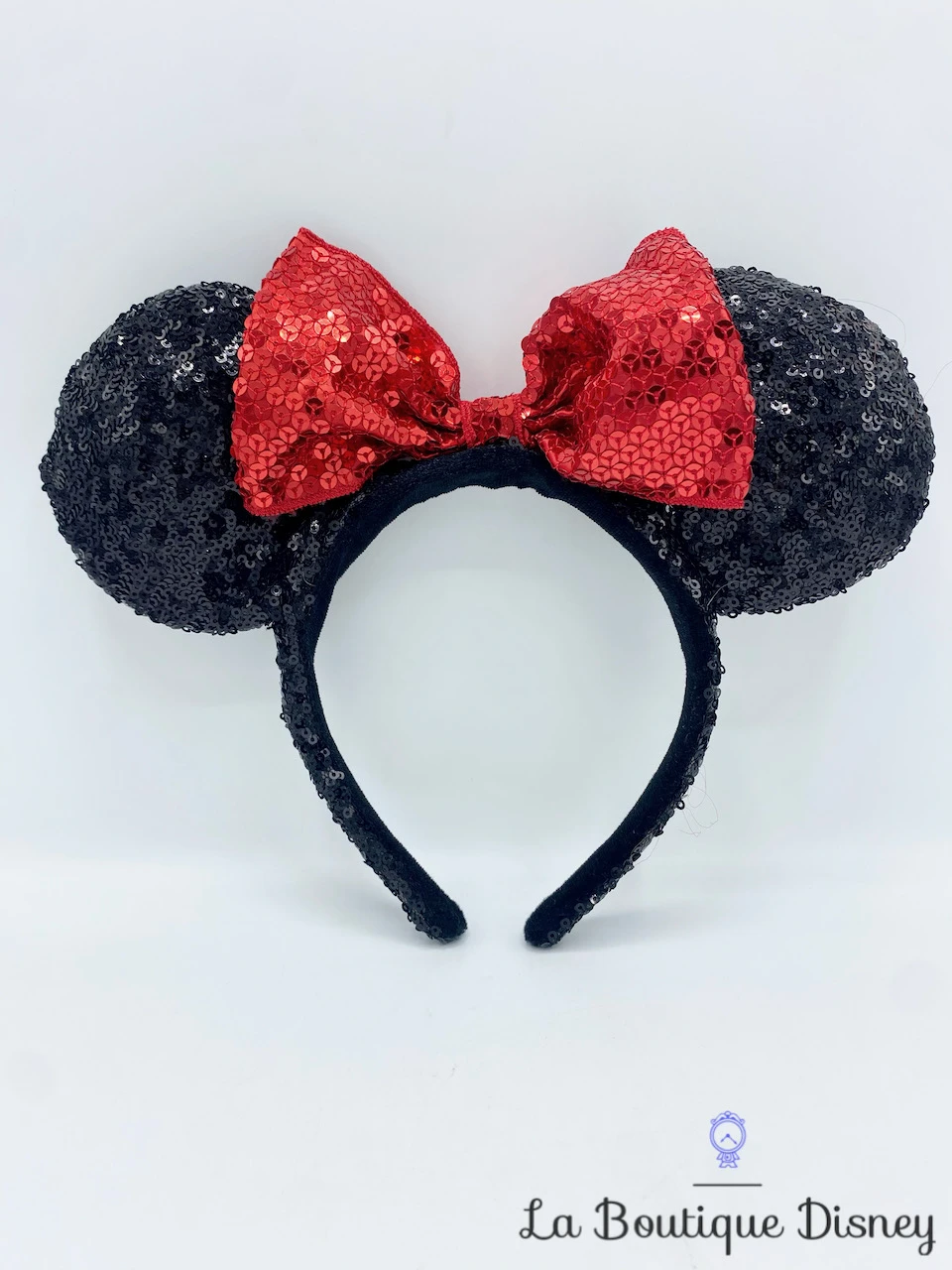 Serre Tête Oreilles Minnie Mouse Sequins Disney Parks Disneyland Ears Noir Noeud Rouge Classique Strass 1 Serre Tête Oreilles Minnie Mouse Sequins Disney Parks Disneyland Ears Noir Noeud Rouge Classique Strass