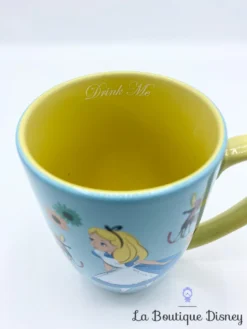 Tasse Alice Au Pays Des Merveilles Disney Store Mug Bleu Dessins Fleurs -Magasin De Décoration Disney tasse alice au pays des merveilles disney store mug bleu fleurs dessins 5