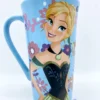 Tasse Anna La Reine Des Neiges Disney Store Mug Bleu Fleurs Haut